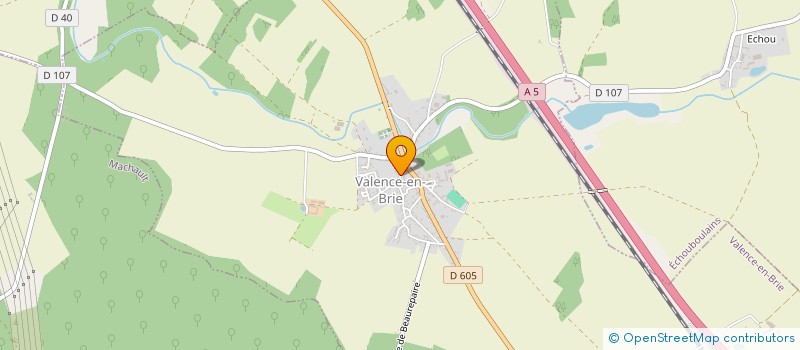 localisation de l'entreprise MONSIEUR BRUNO PEYROU  VALENCE-EN-BRIE