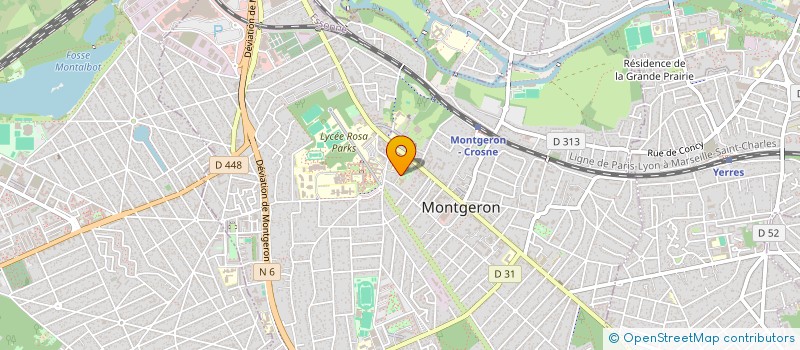 localisation de l'entreprise MONSIEUR BRUNO PHILIPPE à MONTGERON