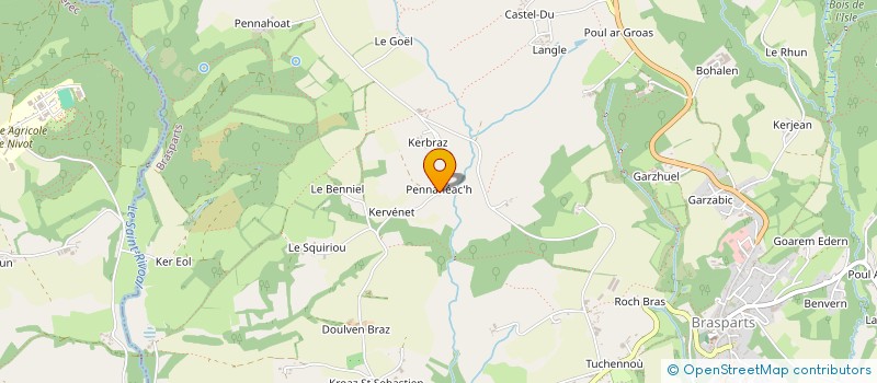 localisation de l'entreprise MONSIEUR BRUNO PHILIPPE à LANNEDERN