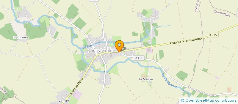 localisation de l'entreprise MONSIEUR BRUNO PHILIPPE  CHOISY-EN-BRIE