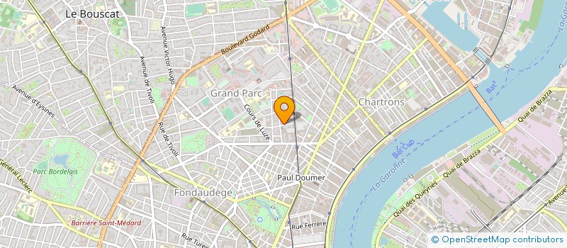 localisation de l'entreprise MONSIEUR BRUNO PHIQUEPAL D'ARUSMONT à BORDEAUX