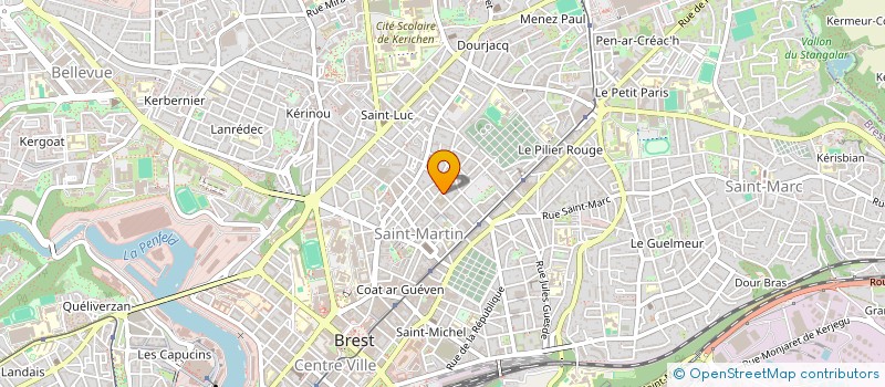 localisation de l'entreprise MONSIEUR BRUNO PIA à BREST