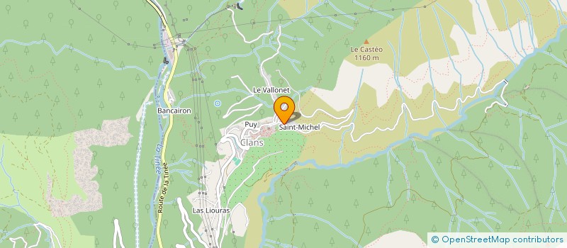 localisation de l'entreprise MONSIEUR BRUNO PIASER à CLANS