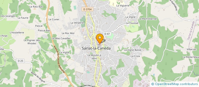 localisation de l'entreprise MONSIEUR BRUNO PICARD à SARLAT-LA-CANEDA