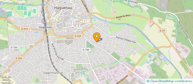 localisation de l'entreprise MONSIEUR BRUNO PICARD  HAGUENAU