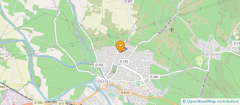 localisation de l'entreprise MONSIEUR BRUNO PICHEREAU  TREBES