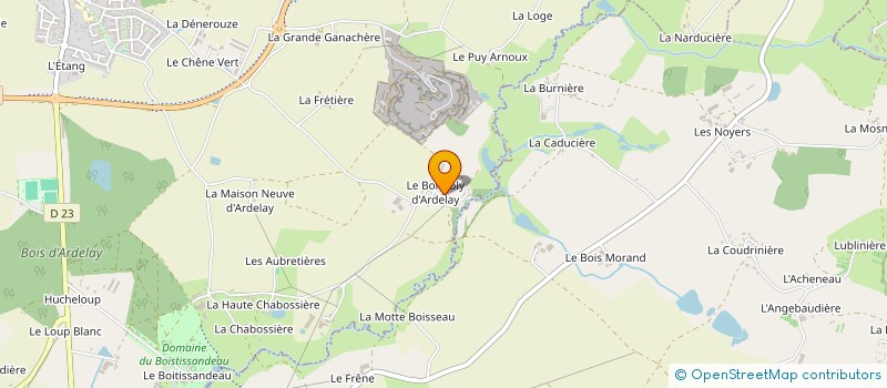 localisation de l'entreprise MONSIEUR BRUNO PICORON à LES HERBIERS