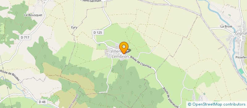 localisation de l'entreprise MONSIEUR BRUNO PIERI  VILLENEUVE