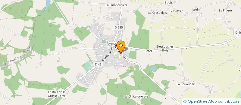 localisation de l'entreprise MONSIEUR BRUNO PINES  AVESSAC