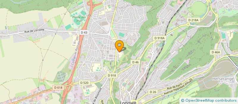 localisation de l'entreprise MONSIEUR BRUNO PINHEIRO FROIS à LONGWY