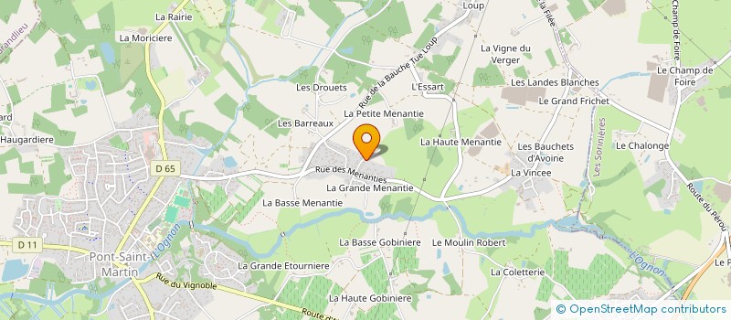 localisation de l'entreprise MONSIEUR BRUNO PINTO  PONT-SAINT-MARTIN