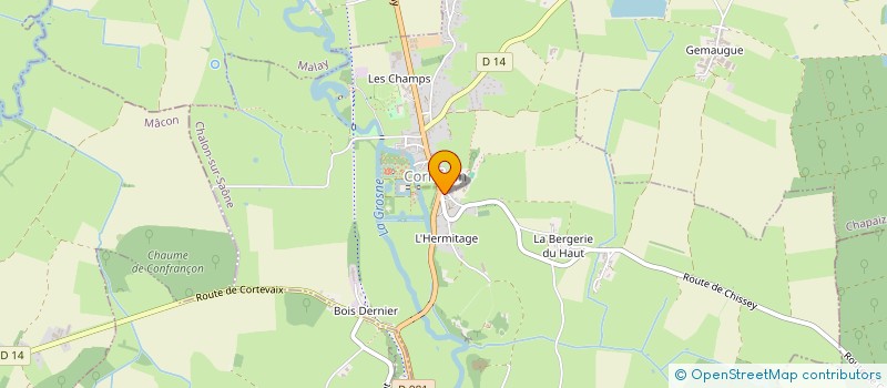 localisation de l'entreprise MONSIEUR BRUNO PLANTIN  SAINT-MAURICE-DES-CHAMPS