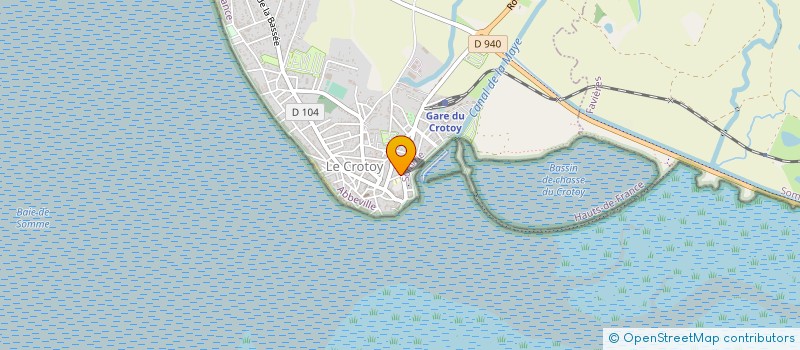 localisation de l'entreprise MONSIEUR BRUNO PLAYEZ à LE CROTOY