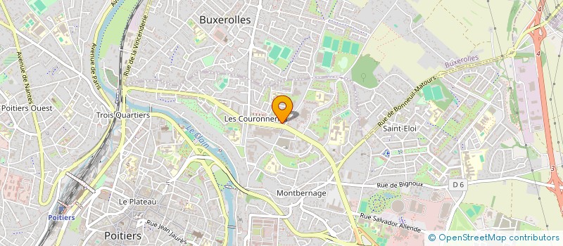 localisation de l'entreprise MONSIEUR BRUNO PLAZZI  POITIERS