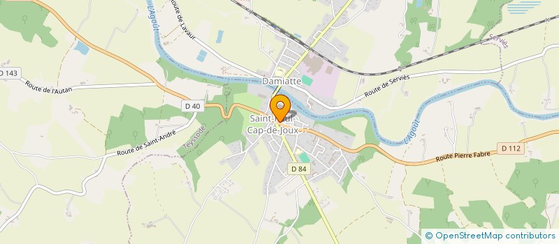 localisation de l'entreprise MONSIEUR BRUNO PLESSIS  SAINT-PAUL-CAP-DE-JOUX