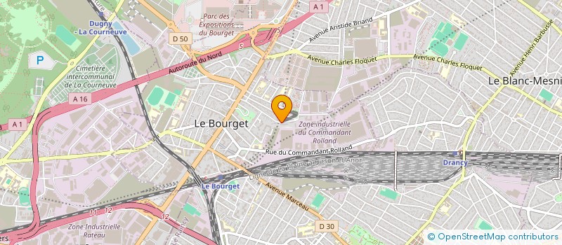 localisation de l'entreprise MONSIEUR BRUNO PLOUZENNEC à LE BOURGET