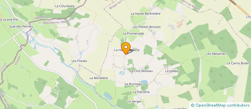 localisation de l'entreprise MONSIEUR BRUNO POIDEVIN  BRAYE-SUR-MAULNE