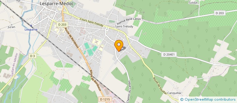 localisation de l'entreprise MONSIEUR BRUNO POIRIER  LESPARRE-MEDOC