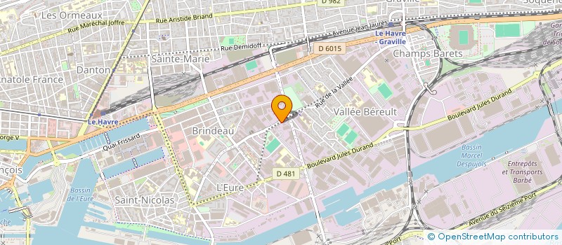 localisation de l'entreprise MONSIEUR BRUNO POIS à LE HAVRE