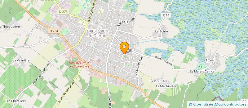 localisation de l'entreprise MONSIEUR BRUNO POITOU  SAINT-PIERRE-D OLERON