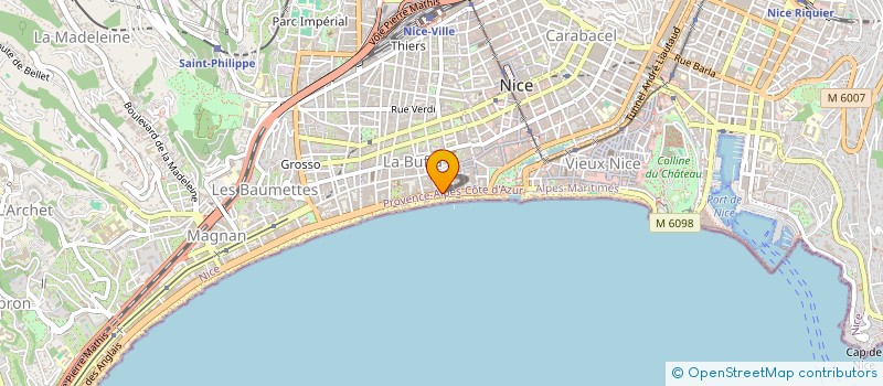 localisation de l'entreprise MONSIEUR BRUNO PONCELET à NICE