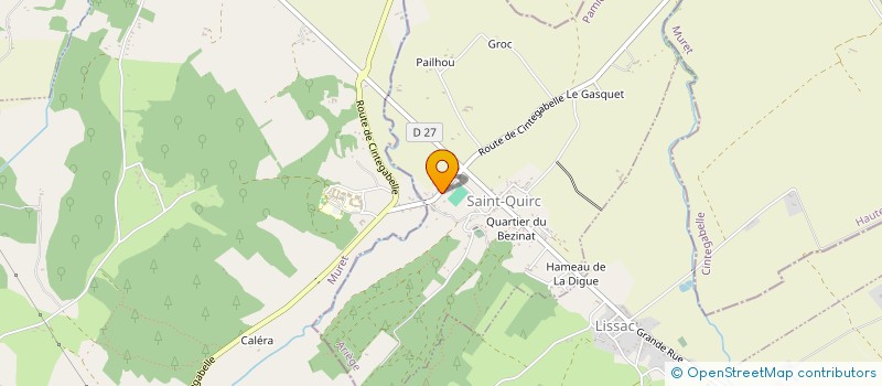 localisation de l'entreprise MONSIEUR BRUNO PONCELET à SAINT-QUIRC