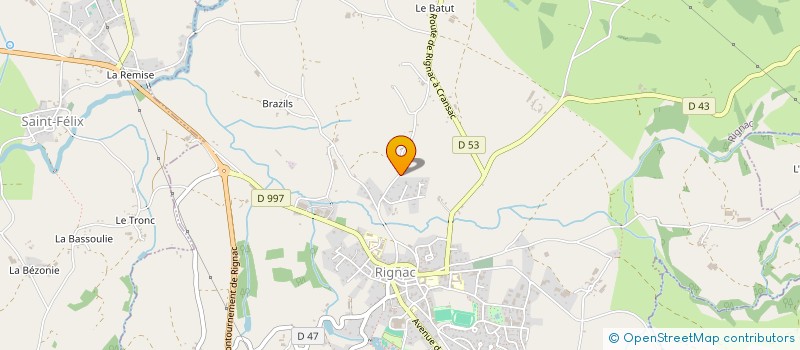 localisation de l'entreprise MONSIEUR BRUNO PONS à BELCASTEL