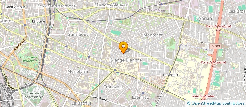 localisation de l'entreprise MONSIEUR BRUNO PONS à LYON