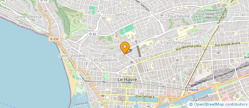 localisation de l'entreprise MONSIEUR BRUNO PONT à LE HAVRE