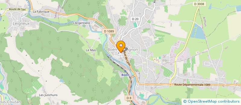 localisation de l'entreprise MONSIEUR BRUNO PONTEY à BOEN-SUR-LIGNON