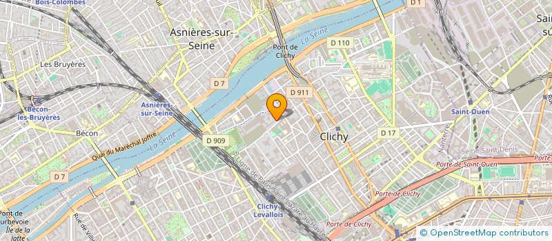 localisation de l'entreprise MONSIEUR BRUNO POPIN à CLICHY