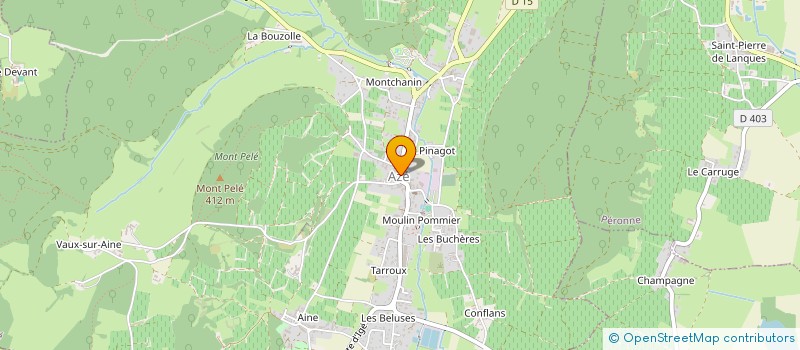 localisation de l'entreprise MONSIEUR BRUNO PORCHY à AZE