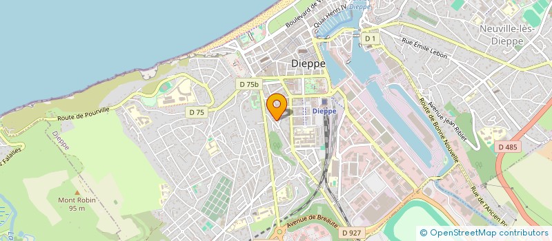 localisation de l'entreprise MONSIEUR BRUNO PORET à DIEPPE