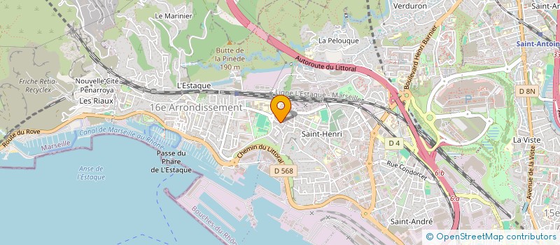 localisation de l'entreprise MONSIEUR BRUNO PORTE à MARSEILLE