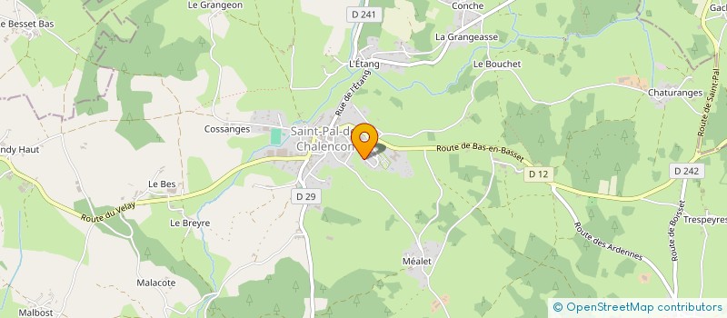 localisation de l'entreprise MONSIEUR BRUNO PORTE  SAINT-PAL-DE-CHALENCON