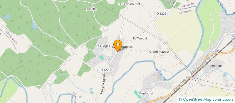 localisation de l'entreprise MONSIEUR BRUNO POSTEL  CHAMADELLE