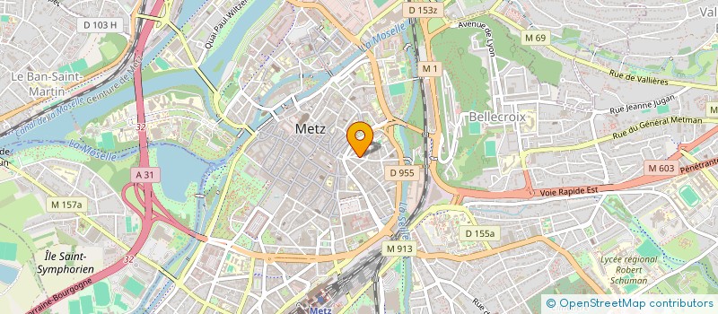 localisation de l'entreprise MONSIEUR BRUNO POTIN à METZ