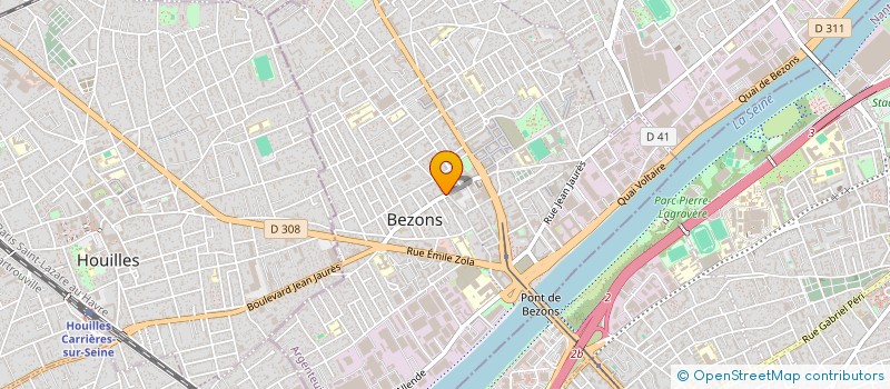 localisation de l'entreprise MONSIEUR BRUNO POULAIN à BEZONS