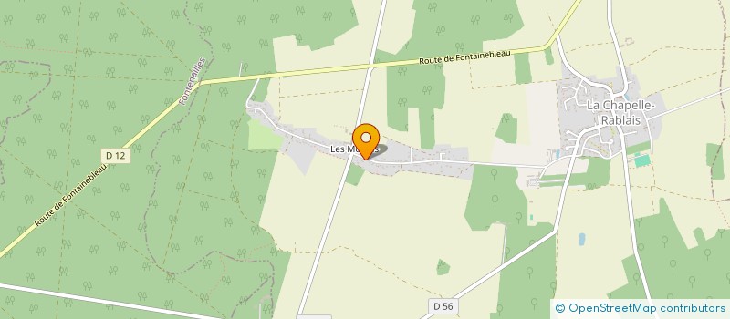 localisation de l'entreprise MONSIEUR BRUNO POUPON  LA CHAPELLE-RABLAIS