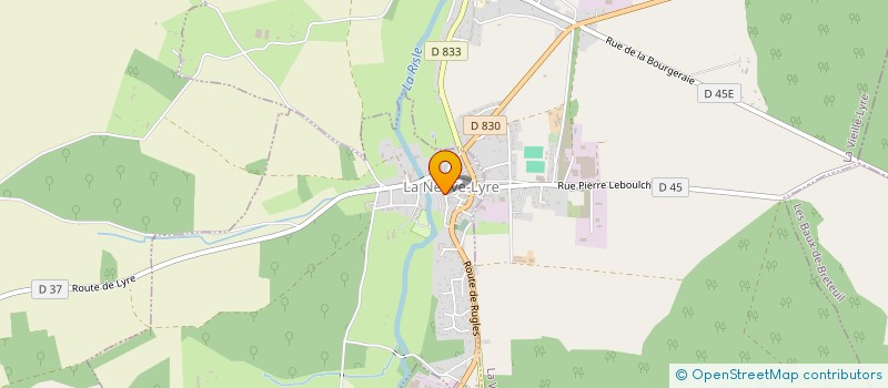 localisation de l'entreprise MONSIEUR BRUNO PRAUDEL  LA NEUVE-LYRE