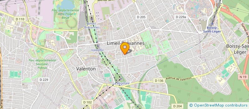 localisation de l'entreprise MONSIEUR BRUNO PRELI  LIMEIL-BREVANNES