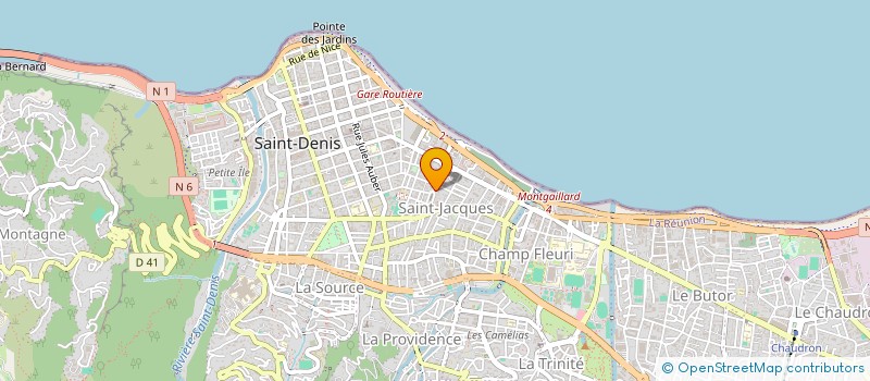 localisation de l'entreprise MONSIEUR BRUNO PRIANON à SAINT-DENIS