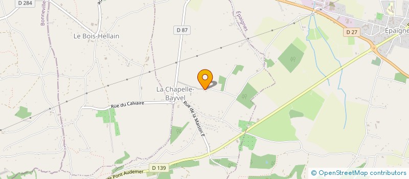 localisation de l'entreprise MONSIEUR BRUNO PRIEUR  LA CHAPELLE-BAYVEL