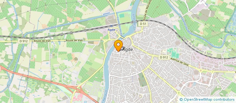 localisation de l'entreprise MONSIEUR BRUNO PRIEZ à AGDE