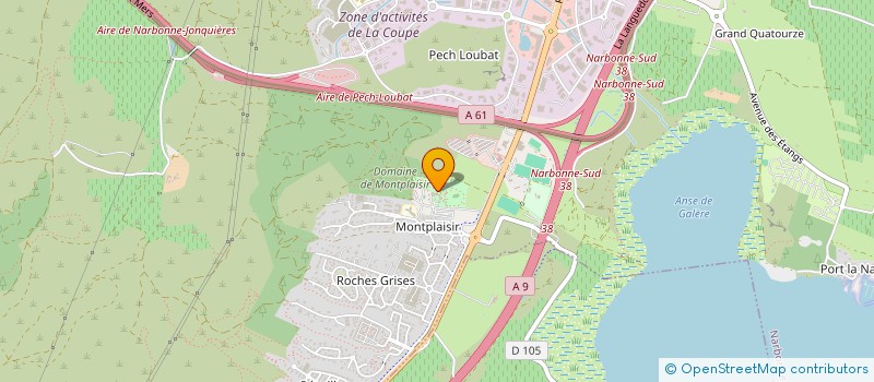 localisation de l'entreprise MONSIEUR BRUNO PROM  NARBONNE