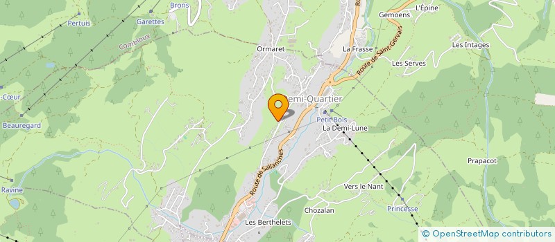 localisation de l'entreprise MONSIEUR BRUNO PROTIERE  DEMI-QUARTIER