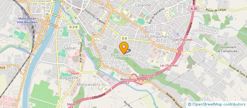 localisation de l'entreprise MONSIEUR BRUNO PROUZAT  MONTAUBAN