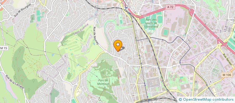 localisation de l'entreprise MONSIEUR BRUNO PRUD'HOMME LACROIX  SAINT-ETIENNE