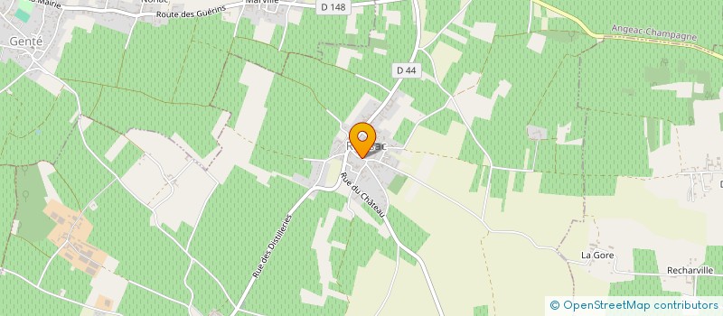localisation de l'entreprise MONSIEUR BRUNO QUELLIER à ANGEAC-CHAMPAGNE