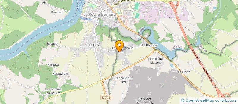 localisation de l'entreprise MONSIEUR BRUNO QUENACH DE QUIVILLIC à HERBIGNAC